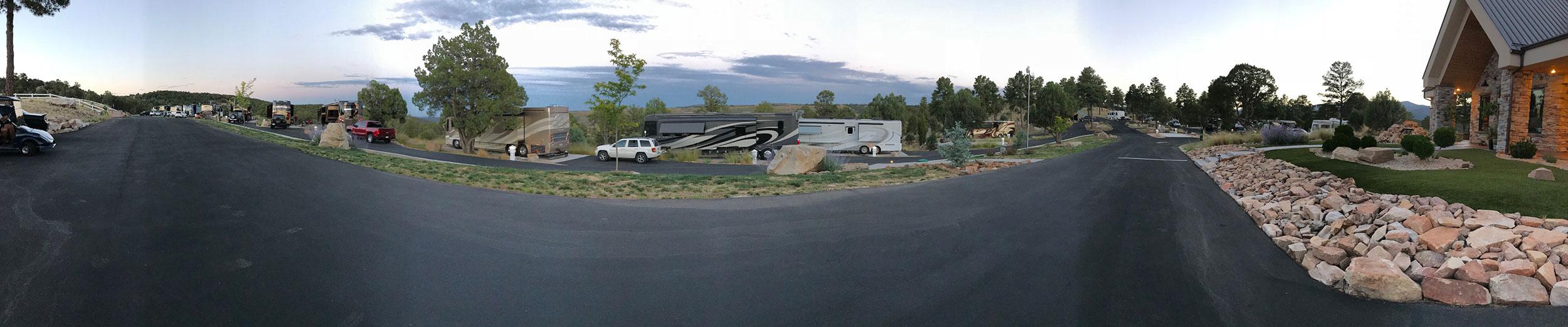 RV park panorama